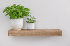 Contemporary Style Dark Ash Floating Shelf