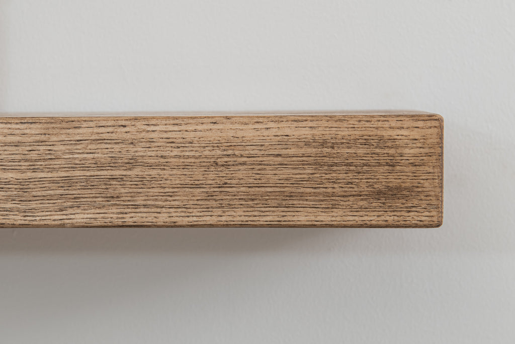 Contemporary Style Dark Ash Floating Shelf
