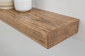 Contemporary Style Dark Ash Floating Shelf