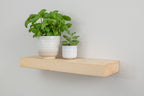 Contemporary Clean lined Solid Ash Floating Shelf