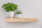 Contemporary Style Natural Ash Floating Shelf