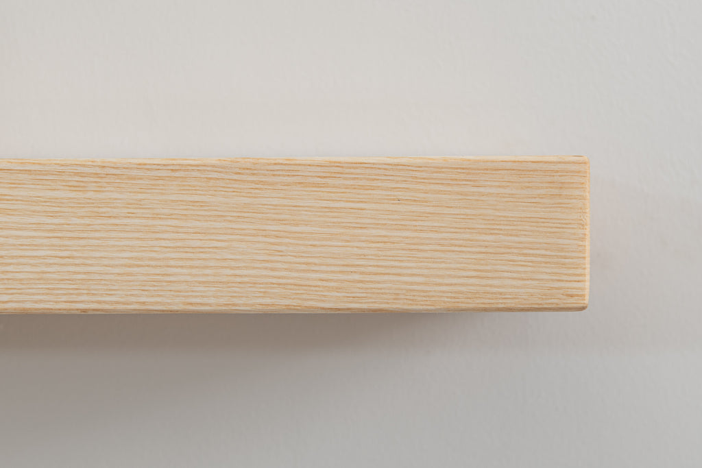 Contemporary Style Natural Ash Floating Shelf