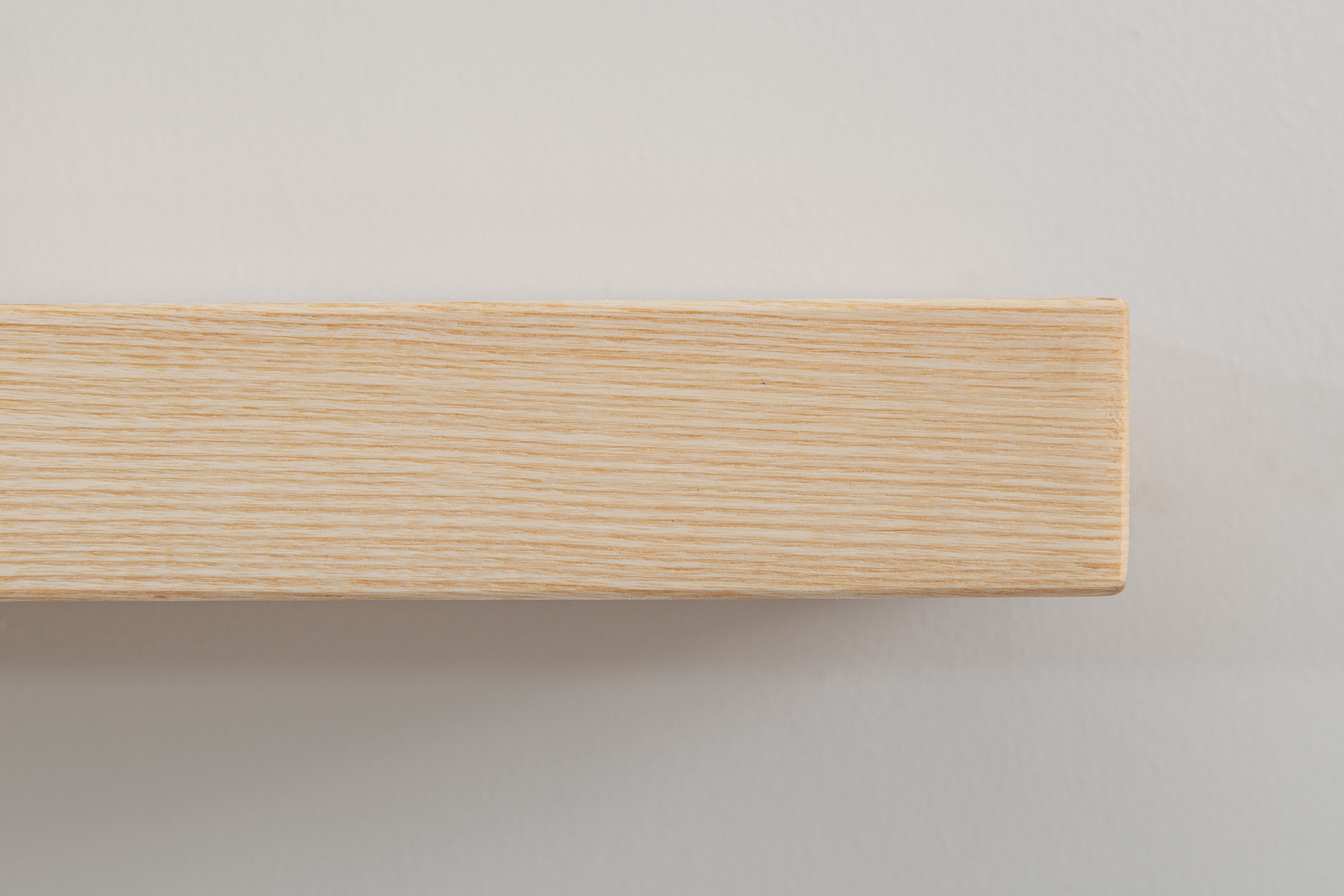 Contemporary Style Natural Ash Floating Shelf
