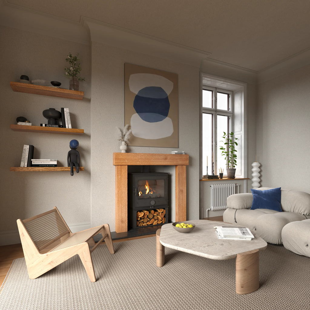 Contemporary Style Natural Fireplace Surround