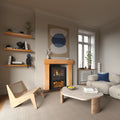 Contemporary Style Warm Fireplace Surround