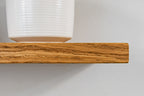 Contemporary Style Dark Oak Floating Shelves