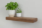 Country Cottage Style Dark Ash Floating Shelf