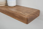 Country Cottage Style Dark Ash Floating Shelf
