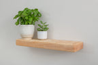 Country Cottage Style Natural Ash Floating Shelf