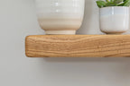 Country Cottage Style Warm Ash Floating Shelf