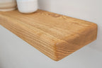 Country Cottage Style Warm Ash Floating Shelf