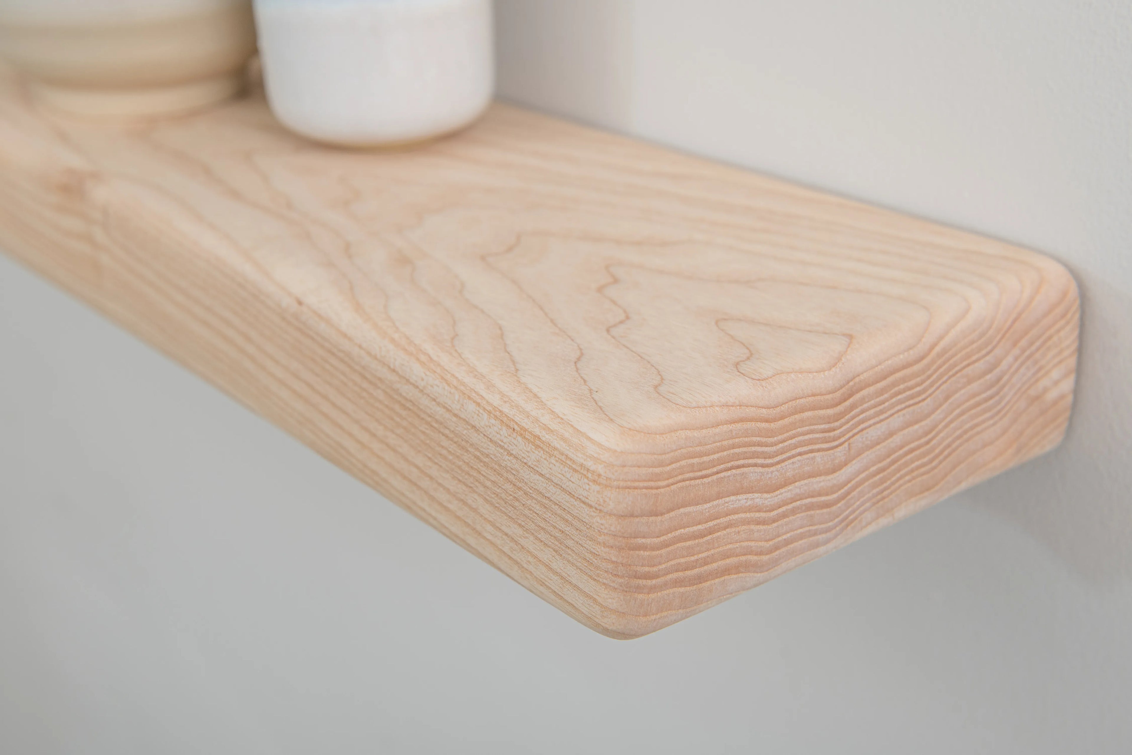 Country Cottage Solid Ash Floating Shelf