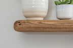 Farmhouse Style Dark Ash Floating Shelf