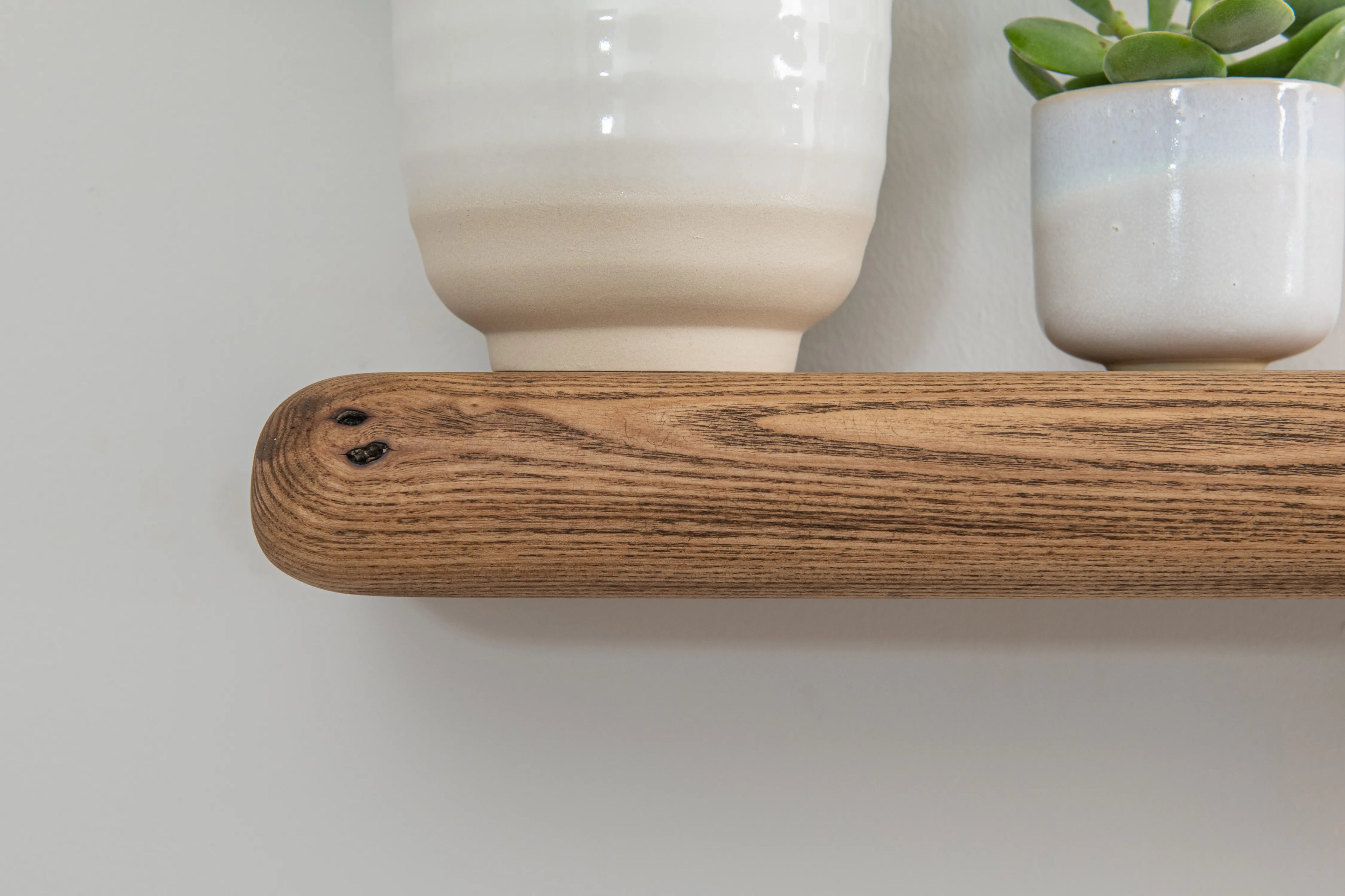 Farmhouse Style Dark Ash Floating Shelf