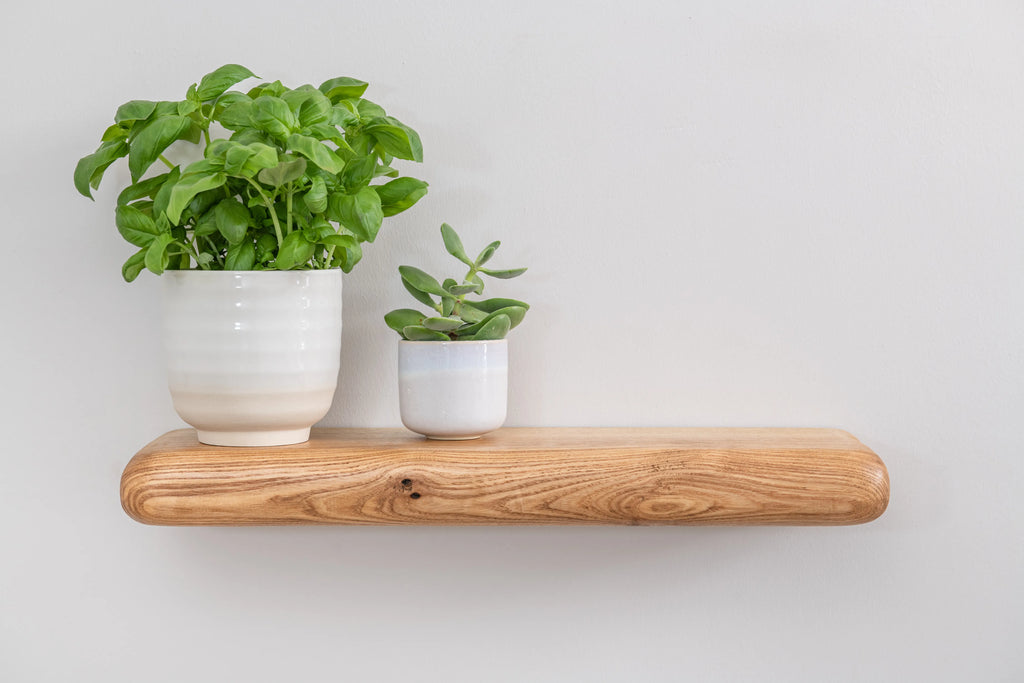 Farmhouse Style Natural Ash Floating Shelf