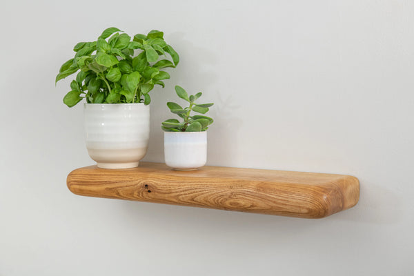 Farmhouse Style Warm Ash Floating Shelf