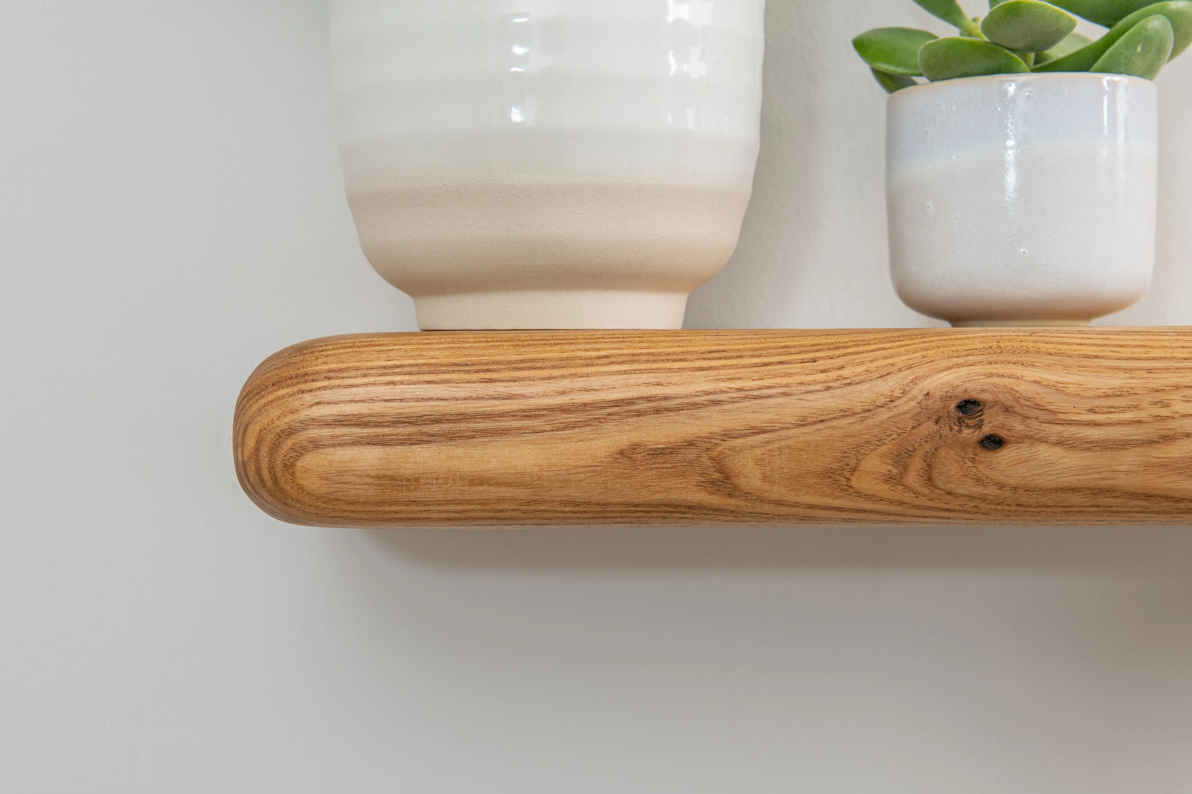 Farmhouse Style Natural Ash Floating Shelf