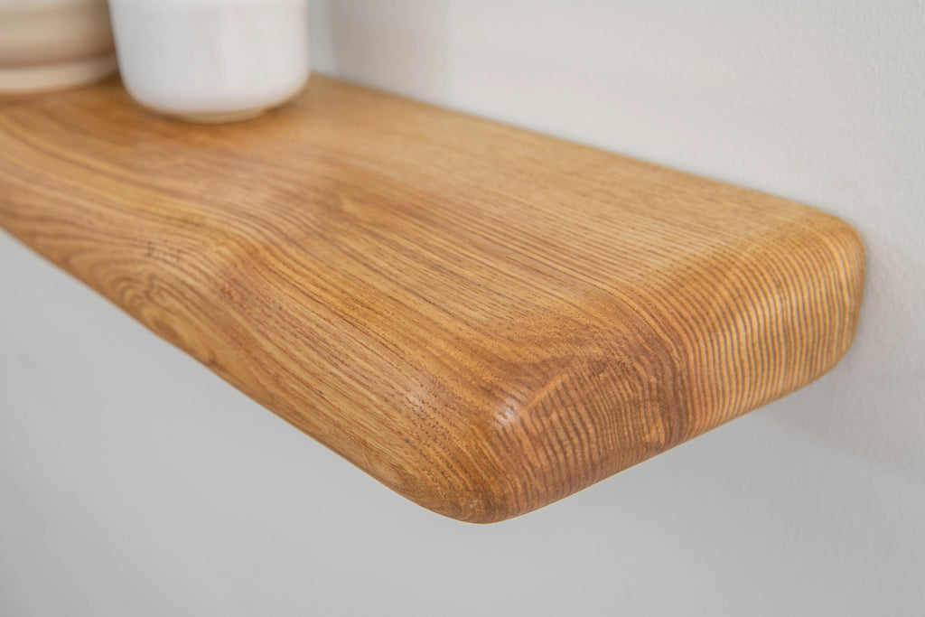 Farmhouse Style Natural Ash Floating Shelf