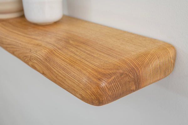 Farmhouse Solid Ash Floating Shelf