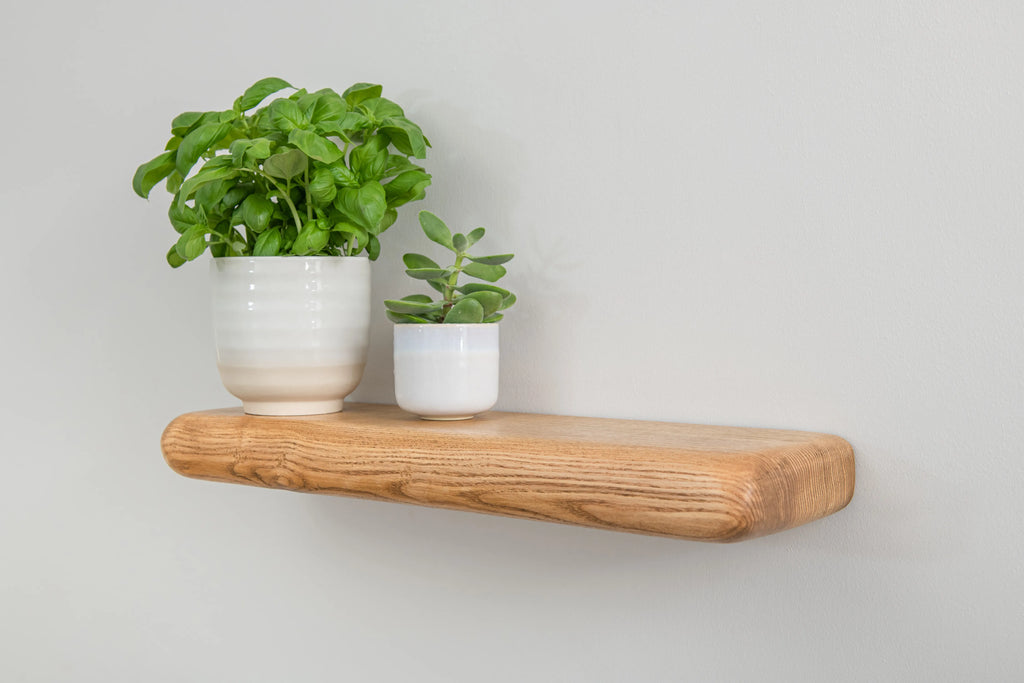 Farmhouse Style Warm Ash Floating Shelf