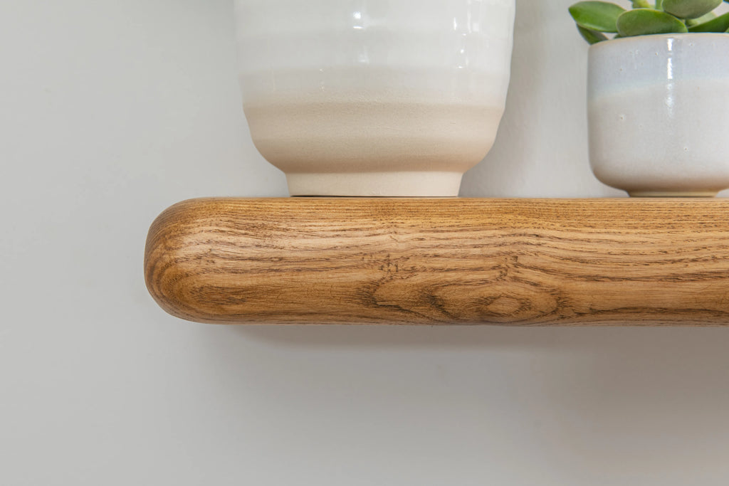 Farmhouse Style Warm Ash Floating Shelf