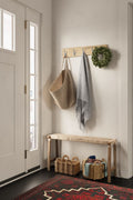 Live Edge Solid Oak Coat Hook
