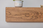 Modern Oak Fireplace Mantel