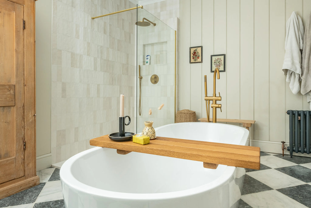 Oak Bath Caddy