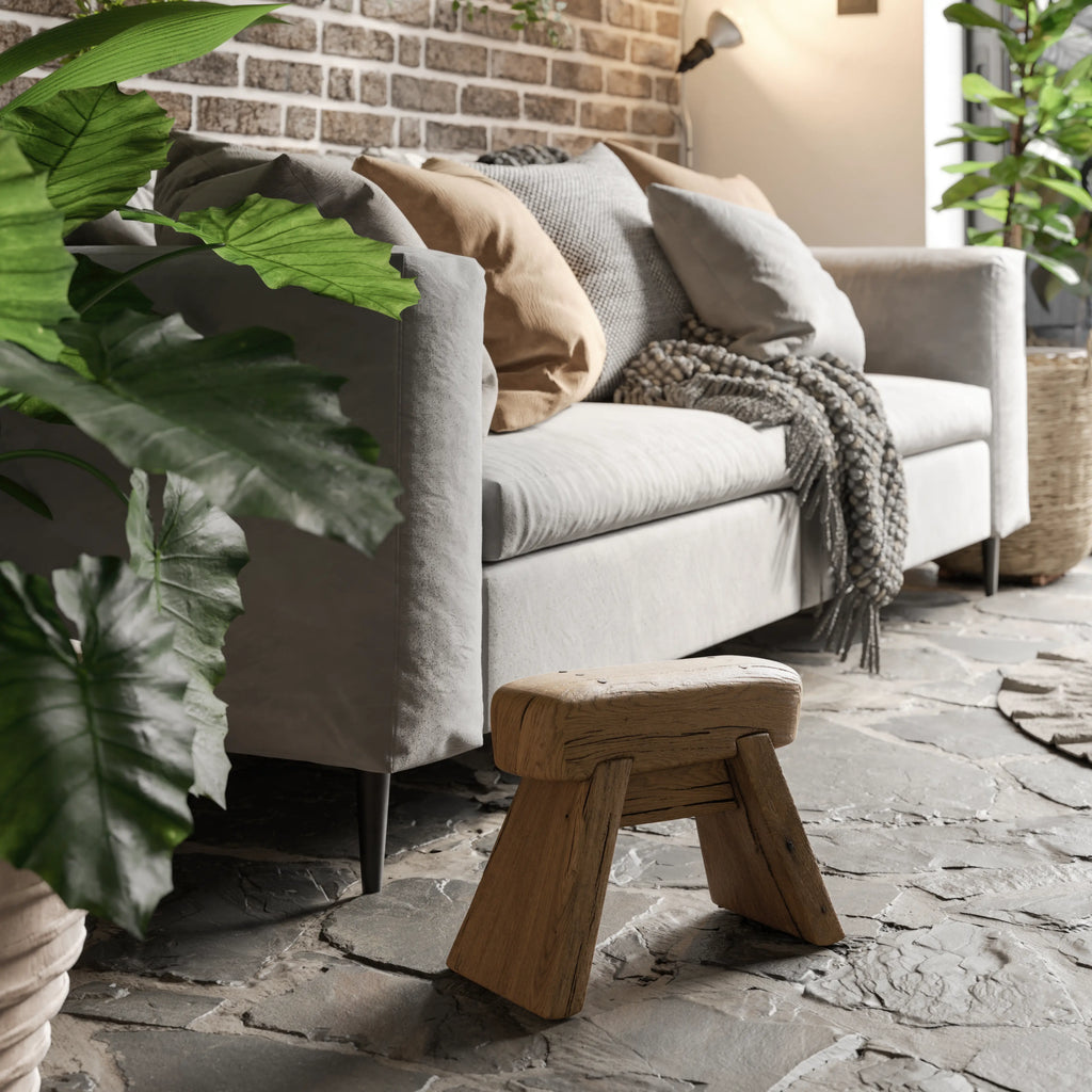 Oak Farmhouse Stool