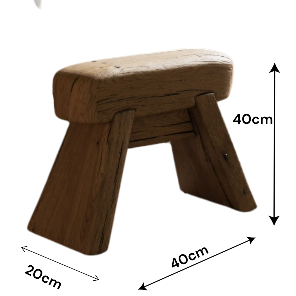 Oak Farmhouse Stool