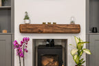 Rustic Aged Fireplace Beam