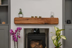 Rustic Aged Fireplace Beam
