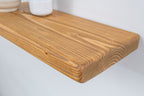 Rustic Style Dark Pine Floating Shelf