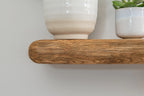 Rustic Style Warm Ash Floating Shelf