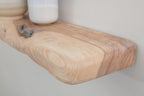 Rustic Style White Ash Floating Shelf