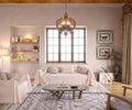 Rustic  Style Dark Oak Alcove Shelves