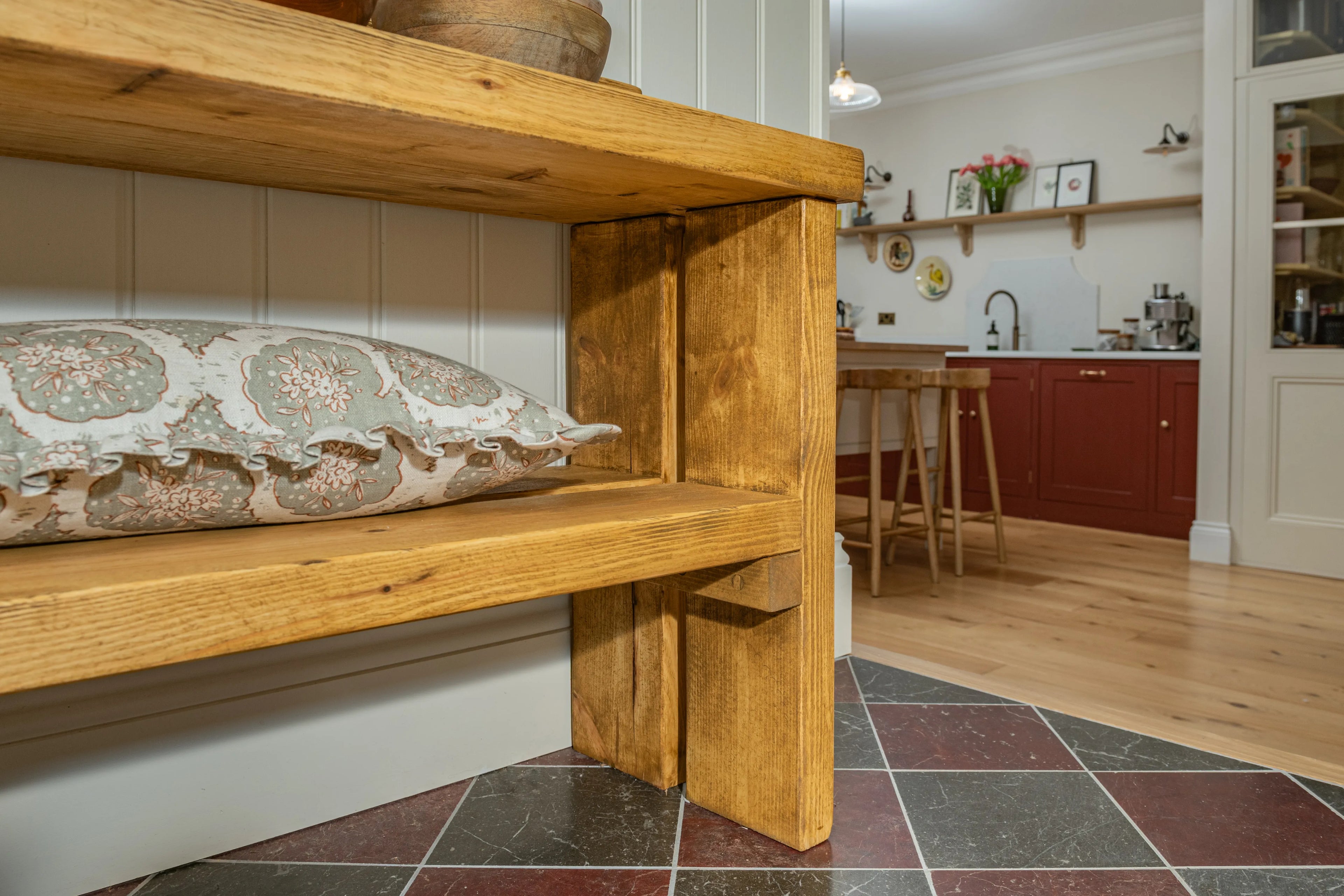 Rustic Shoe Bench