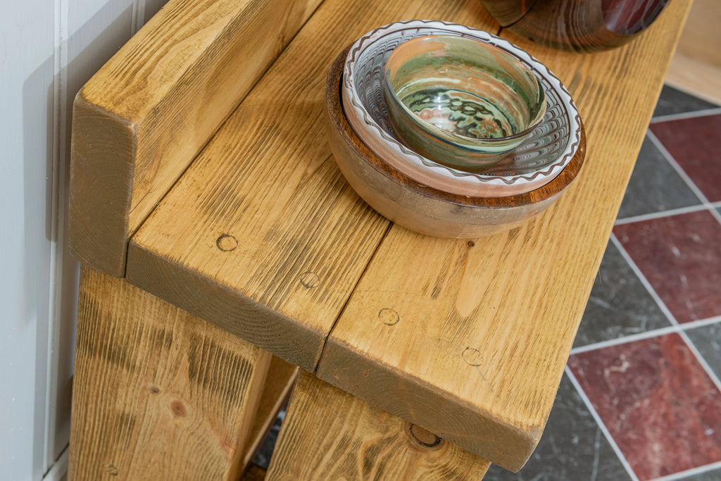 Rustic Shoe Bench