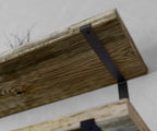 Rustic Style Natural Shelf with Industrial Lipped Brackets