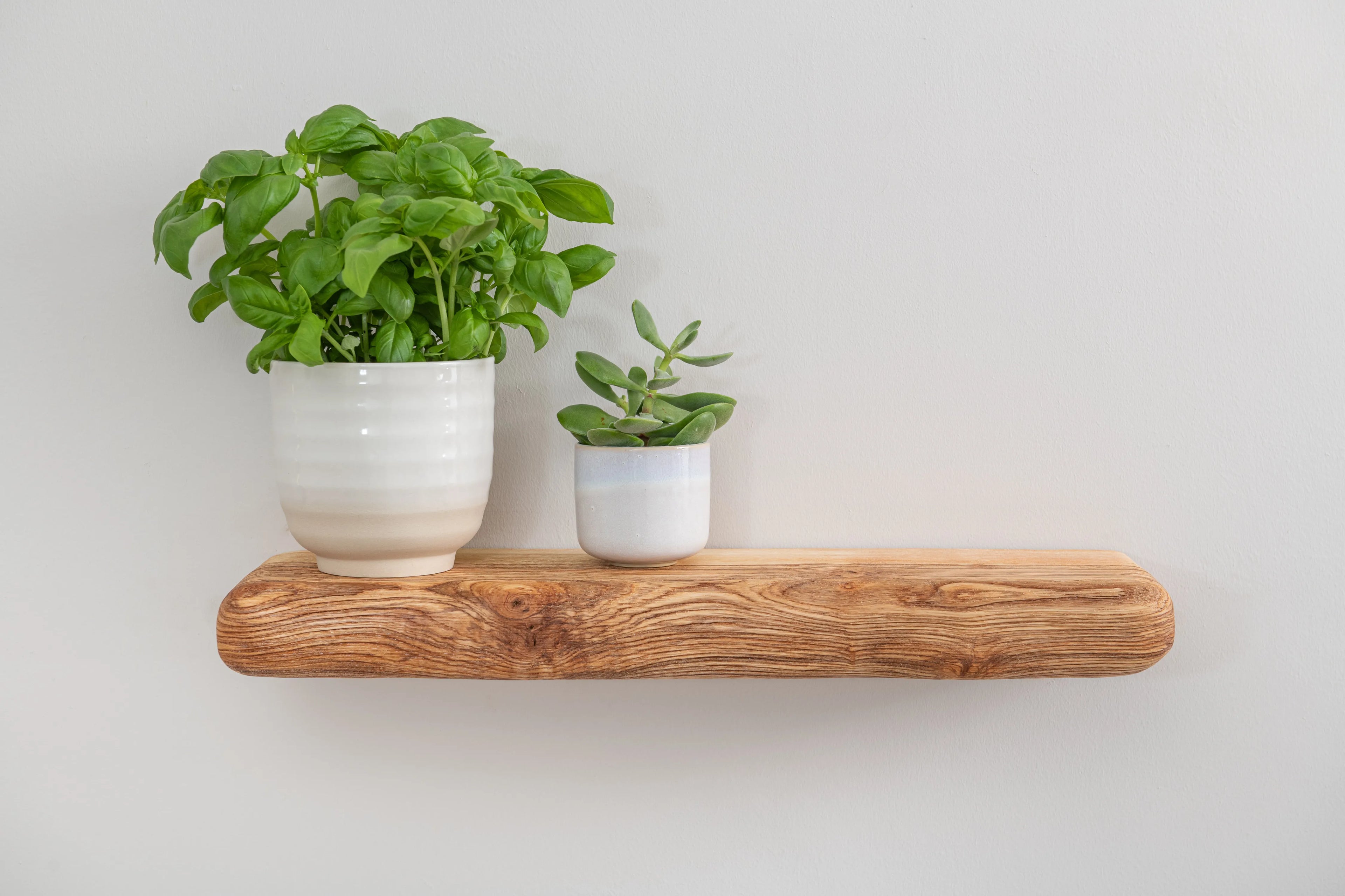 Rustic Style Natural Ash Floating Shelf