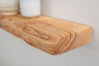 Rustic Style Natural Ash Floating Shelf
