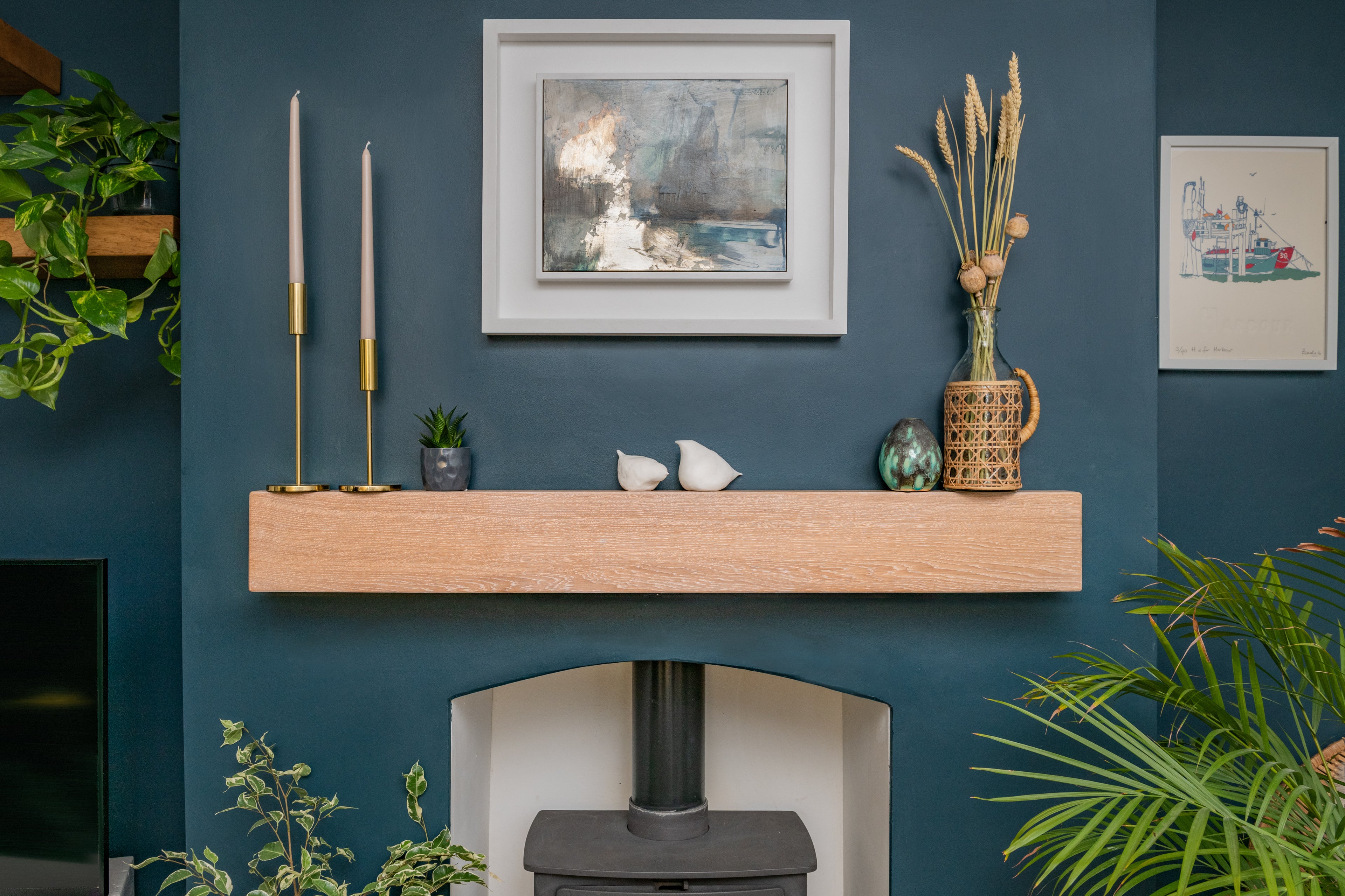 Contemporary Fireplace Beam for Masonry Walls - Bespoke