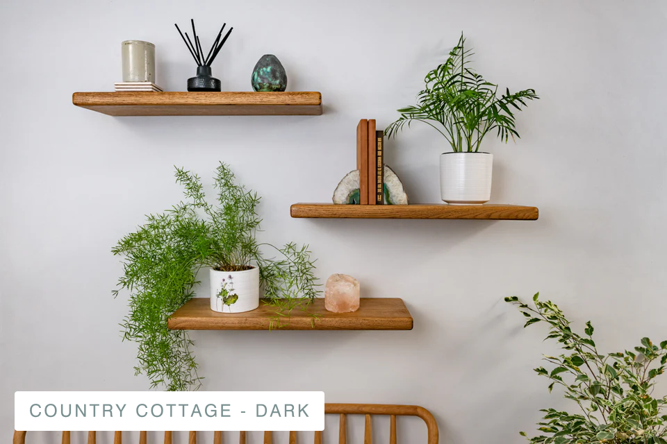 Thin Floating Shelf for Solid Walls - Bespoke