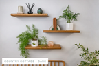 Thin Floating Shelf for Solid Walls - Bespoke