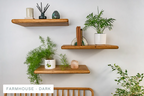 Thin Floating Shelf for Solid Walls - Bespoke