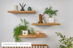 Thin Floating Shelf for Solid Walls - Bespoke
