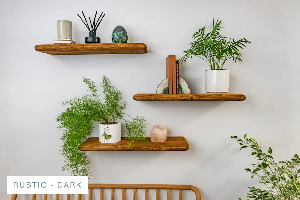 Thin Floating Shelf for Solid Walls - Bespoke