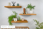 Thin Floating Shelf for Solid Walls - Bespoke