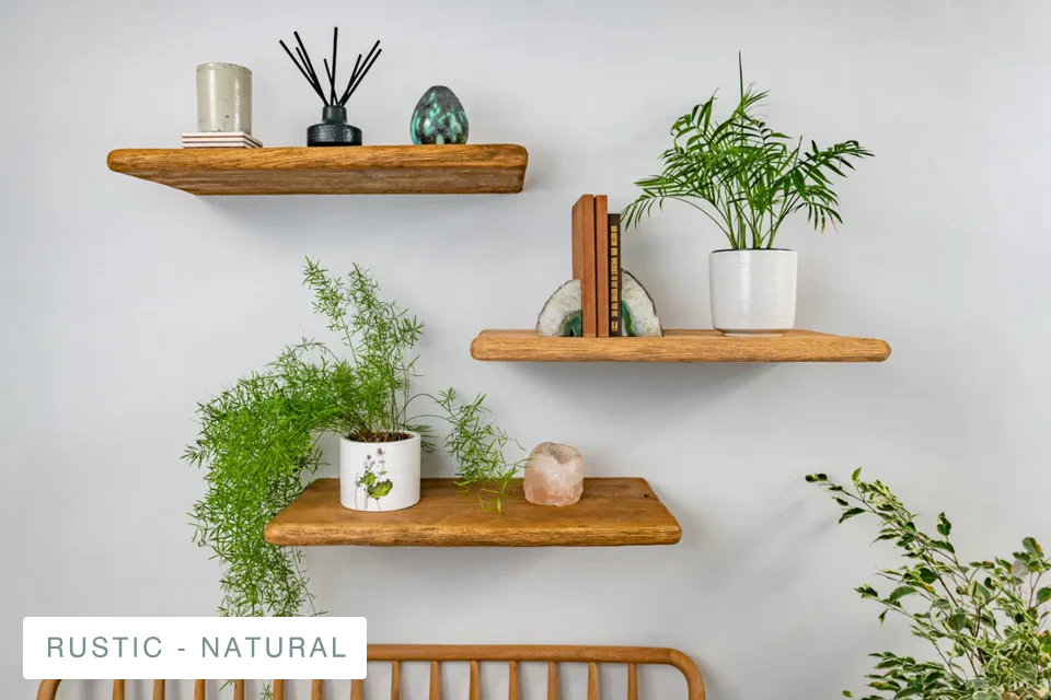 Thin Floating Shelf for Solid Walls - Bespoke