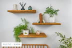 Thin Floating Shelf for Solid Walls - Bespoke
